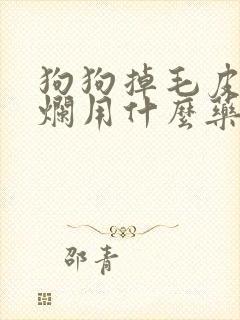 狗狗掉毛皮肤溃烂用什么药