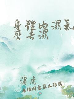 身体内湿气重怎么去湿