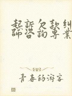 起诉欠款纠纷律师咨询专业