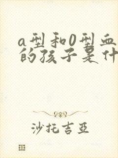 a型和0型血生的孩子是什么血型