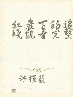 红岩下的追捕在线观看完整版