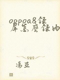 oppoa8录屏怎么录内部声音