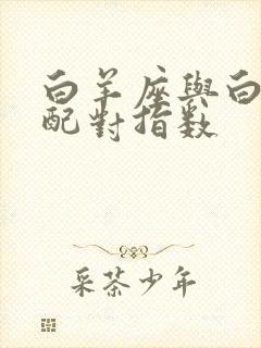 白羊座与白羊座配对指数