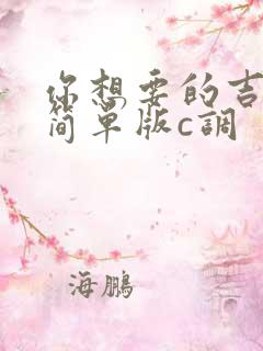 你想要的吉他谱简单版c调