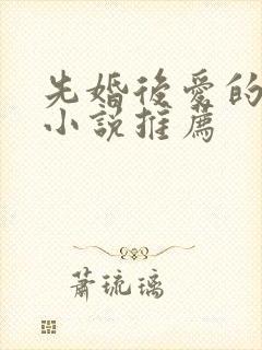 先婚后爱的甜宠小说推荐