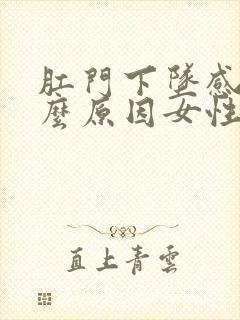 肛门下坠感痛什么原因女性