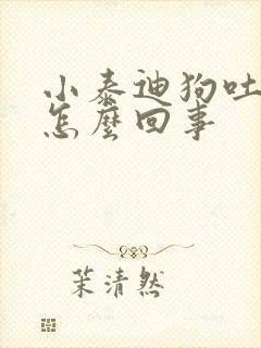 小泰迪狗吐黄水怎么回事