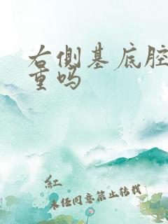 右侧基底腔梗严重吗