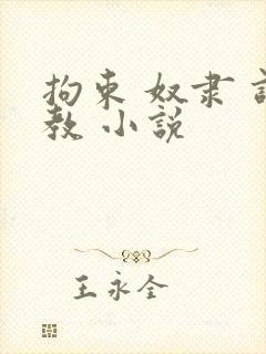 拘束 奴隶 调教 小说