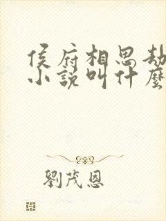 侯府相思劫原著小说叫什么