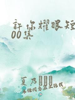 许你耀眼短剧100集