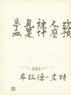 梦见被人砍伤流血是什么预兆