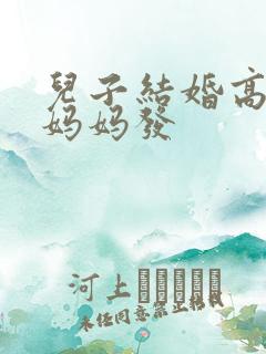 儿子结婚高情商妈妈发