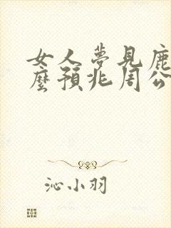 女人梦见鹿是什么预兆周公解梦