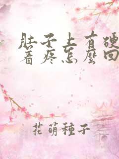 肚子上有硬块按着疼怎么回事