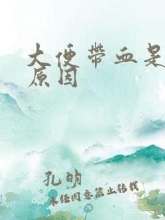 大便带血是什么原因