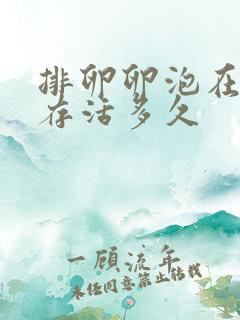 排卵卵泡在体内存活多久