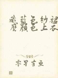 藏蓝色纱裙配什么颜色上衣