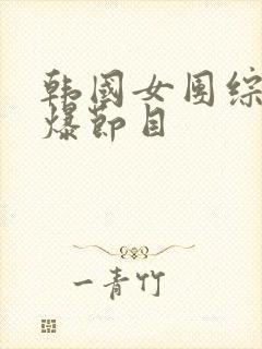 韩国女团综艺劲爆节目