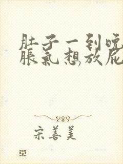 肚子一到晚上就胀气想放屁