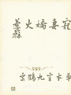 惹火娇妻宠你上瘾