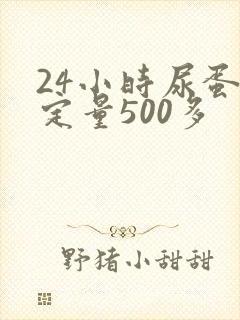 24小时尿蛋白定量500多