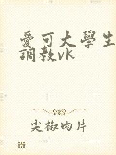 爱可大学生女女调教vk