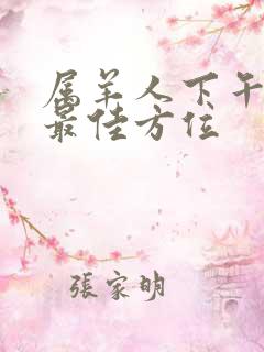 属羊人下午打牌最佳方位