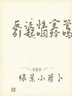 反流性食管炎能引起咽干吗