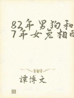 82年男狗和87年女兔相配婚姻如何