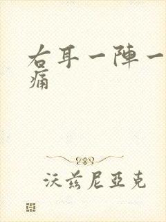 右耳一阵一阵刺痛