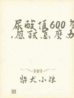 尿酸值600多,应该怎么办