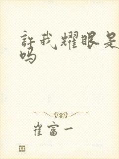 许我耀眼是短剧吗