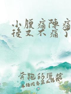 小腹痛阵痛一阵后又不痛了