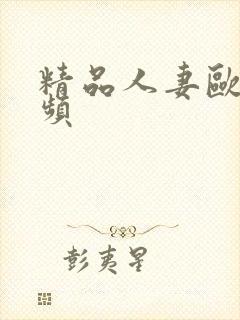 精品人妻欧美视频