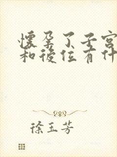 怀孕了子宫前位和后位有什么区别