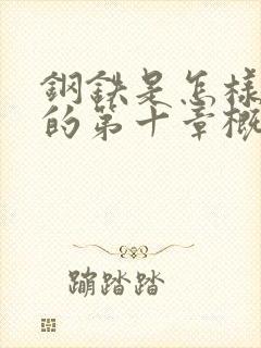 钢铁是怎样炼成的第十章概括100字