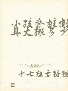 小孩脊椎侧弯支具大概多少费用