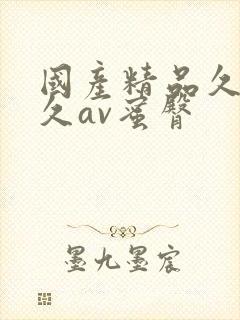 国产精品久久久久av蜜臀