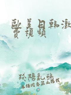 欧美日韩激情免费视频