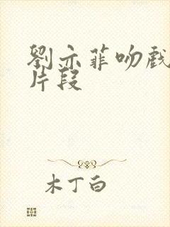 刘亦菲吻戏原声片段