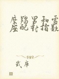 摩羯男和处女女座配对指数