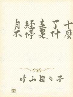 月经来了十天还不停是什么原因