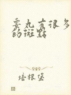 睾丸有很多黑色的斑点