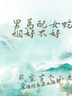 男马配女蛇的婚姻好不好