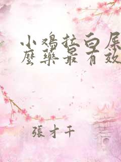 小鸡拉白屎吃什么药最有效