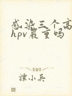 感染三个高危型hpv严重吗