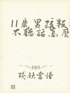 11岁男孩叛逆不听话怎么办