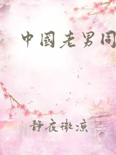 中国老男同性