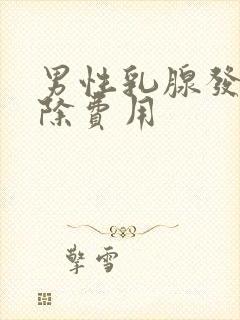 男性乳腺发育切除费用